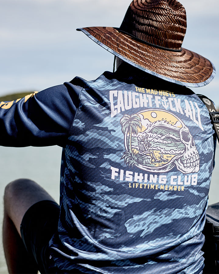FK ALL CLUB MEMBER  FISHING JERSEY - NAVY – The Mad Hueys