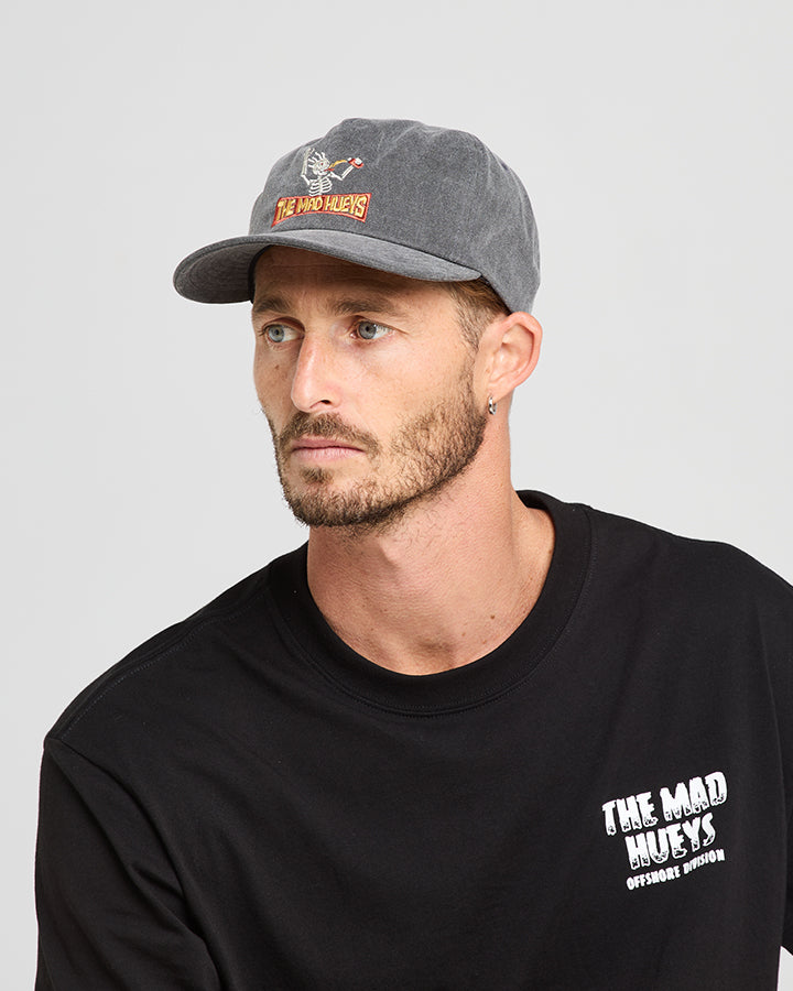 EMERGENCY BLOW | UNSTRUCTURED SNAPBACK - WASHED BLACK