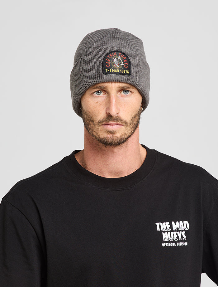 CAPTAIN COOKED | RELAXED BEANIE - CHARCOAL