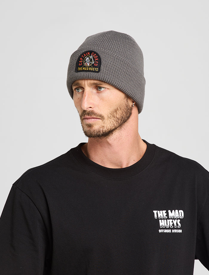 CAPTAIN COOKED | RELAXED BEANIE - CHARCOAL