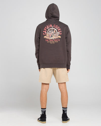 CAPTAIN COOKED | PULLOVER - VINTAGE BLACK