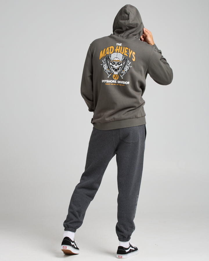 GAFFED SKULL | PULLOVER - CHARCOAL