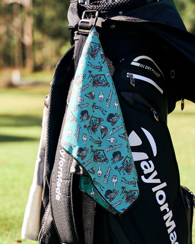HUEYS GOLF PACK | GOLF POLO + CAP + TOWEL - TEAL