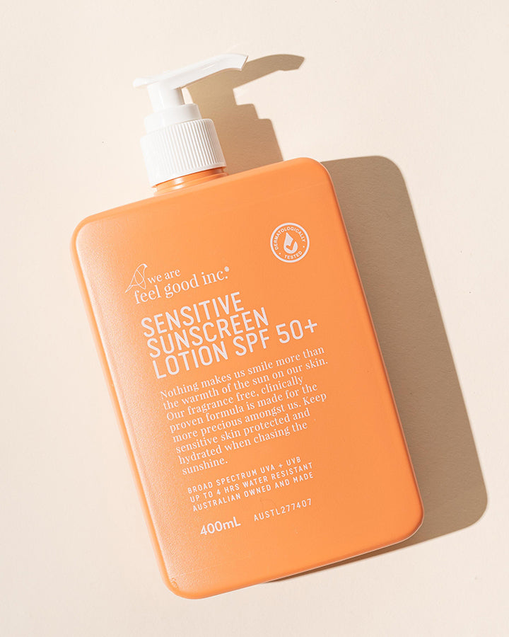 SENSITIVE | SUNSCREEN LOTION SPF50+ 200ML / 400ML - NATURAL