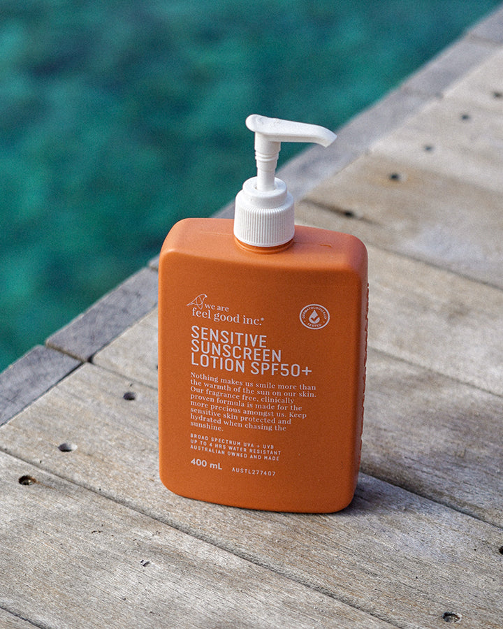 SENSITIVE | SUNSCREEN LOTION SPF50+ 200ML / 400ML - NATURAL