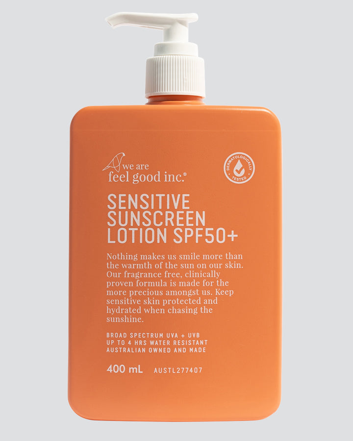 SENSITIVE | SUNSCREEN LOTION SPF50+ 200ML / 400ML - NATURAL