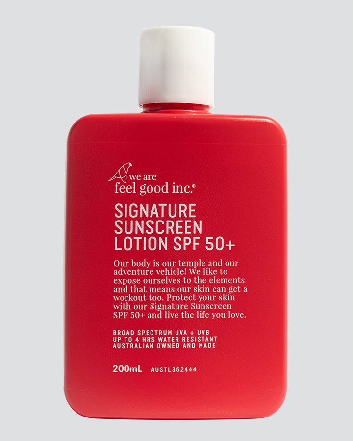 SIGNATURE | SUNSCREEN LOTION SPF50+ 200ML / 400ML - NATURAL