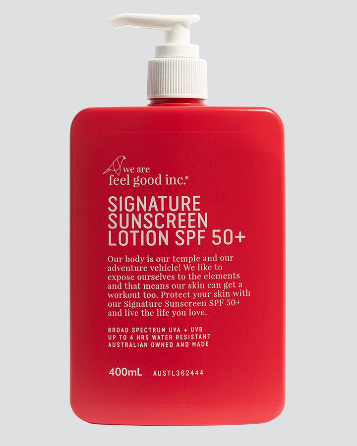 SIGNATURE | SUNSCREEN LOTION SPF50+ 200ML / 400ML - NATURAL