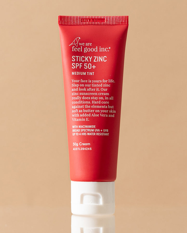 STICKY ZINC | SPF50+ 50G MEDIUM TINT - MEDIUM