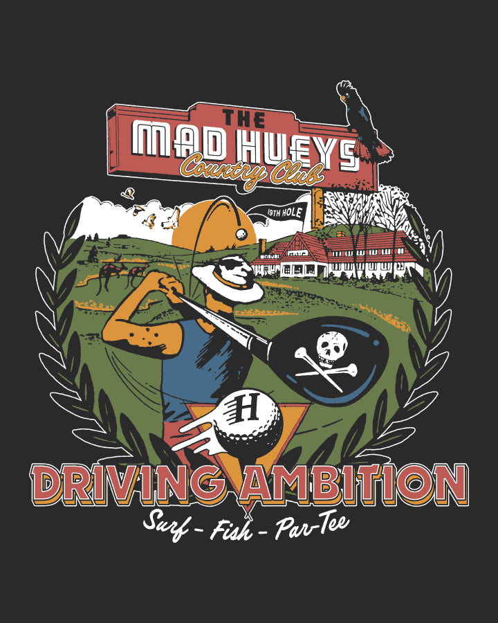 DRIVING AMBITION | SS TEE - VINTAGE BLACK