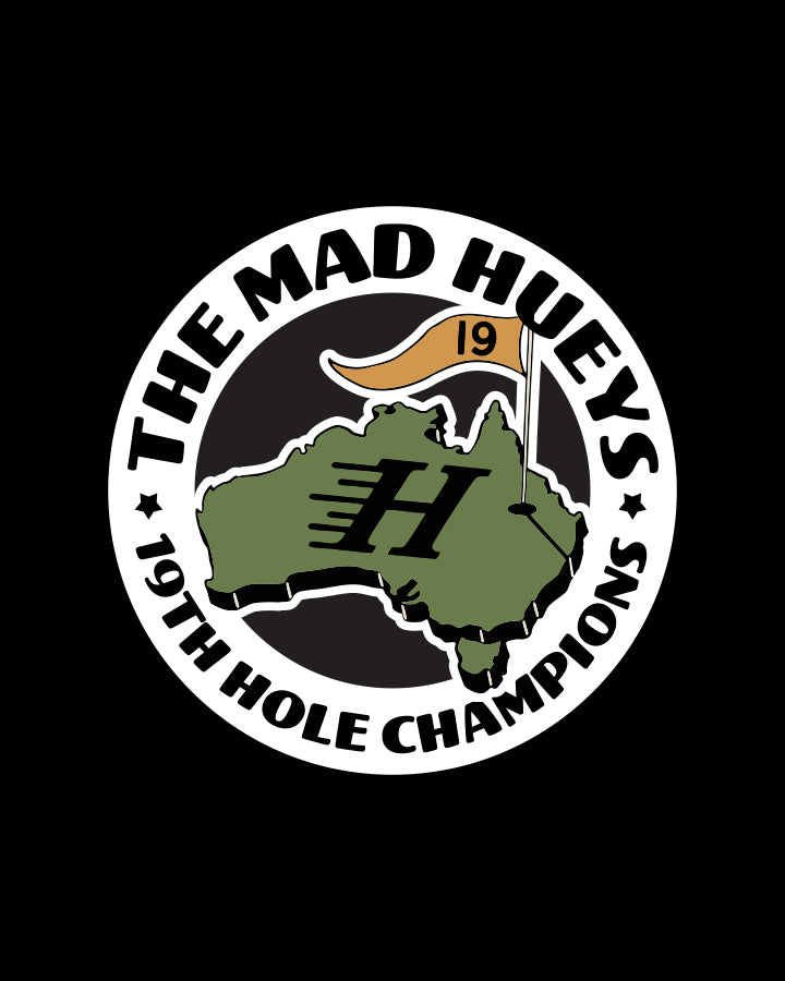 19TH HOLE | SS POLO - BLACK