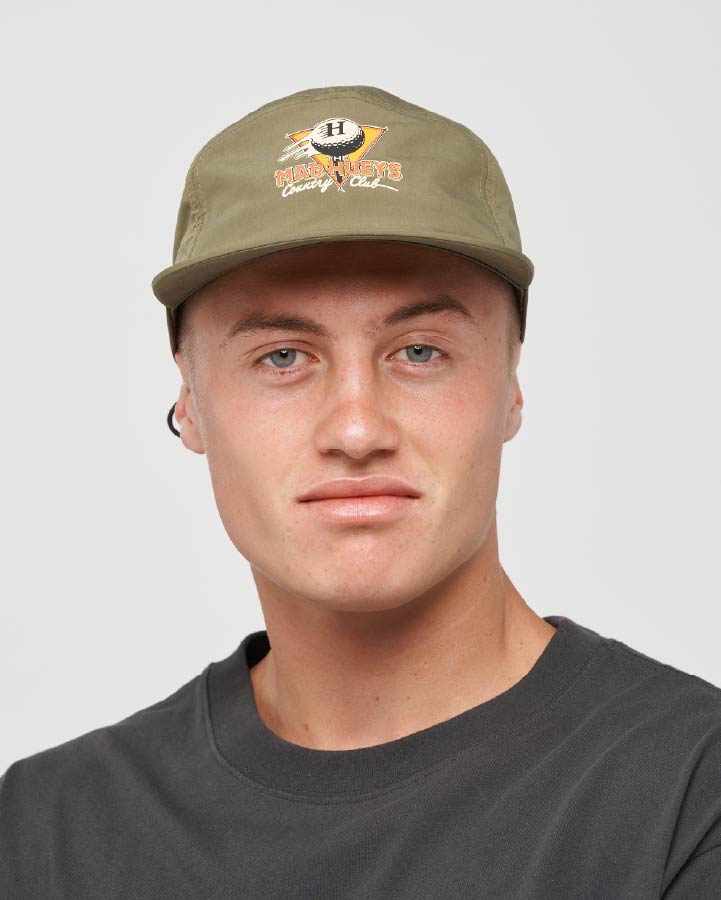 DRIVING AMBITION  | UNSTRUCTURED GOLF CAP - OLIVE