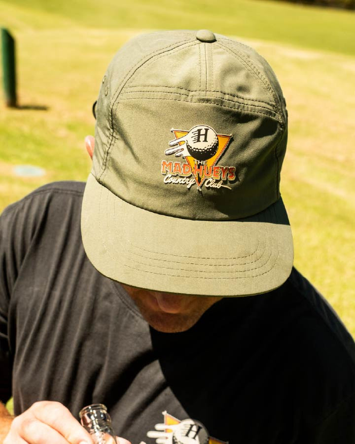 DRIVING AMBITION  | UNSTRUCTURED GOLF CAP - OLIVE
