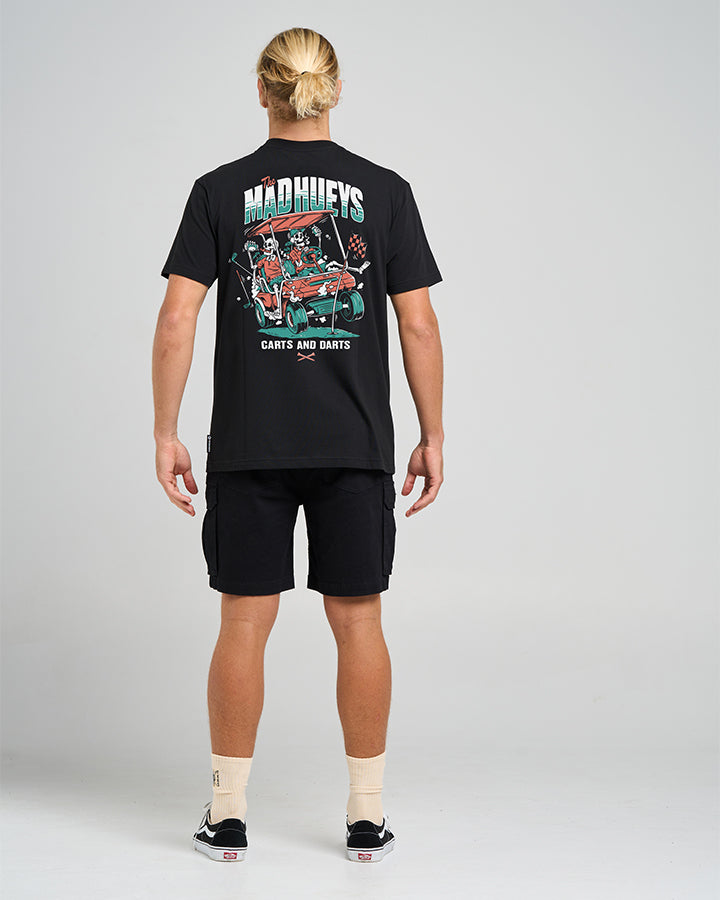 CARTS AND DARTS | SS TEE - BLACK