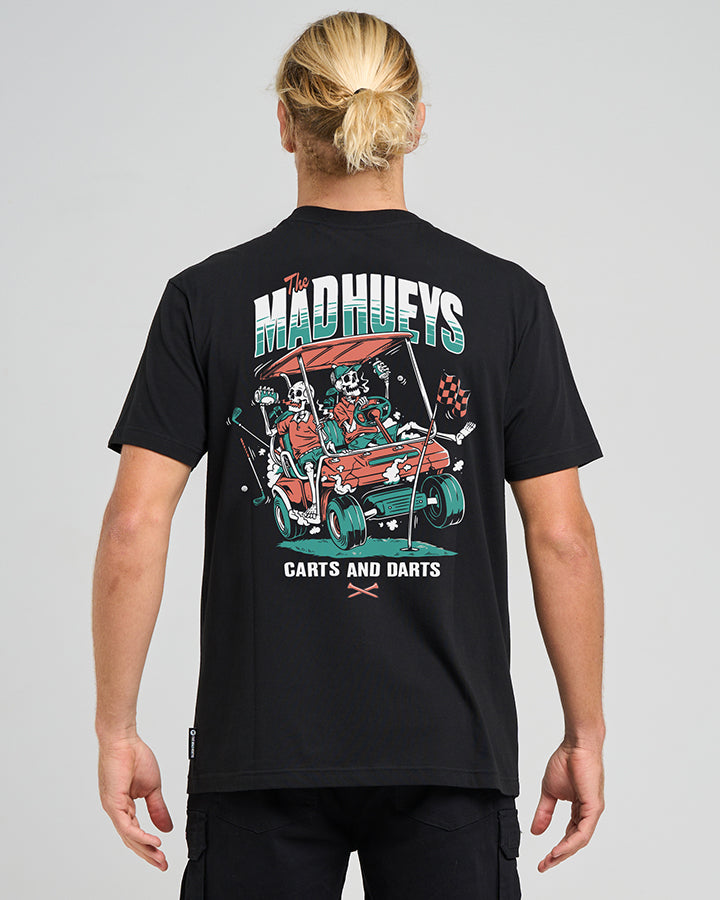 CARTS AND DARTS | SS TEE - BLACK