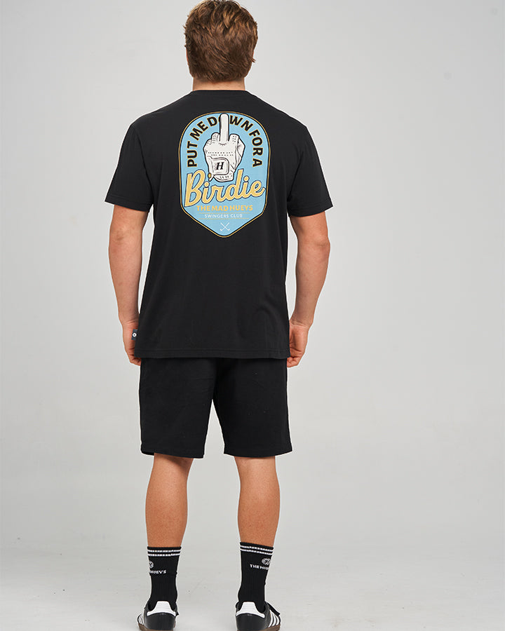 BIRDIE | SS TEE - BLACK