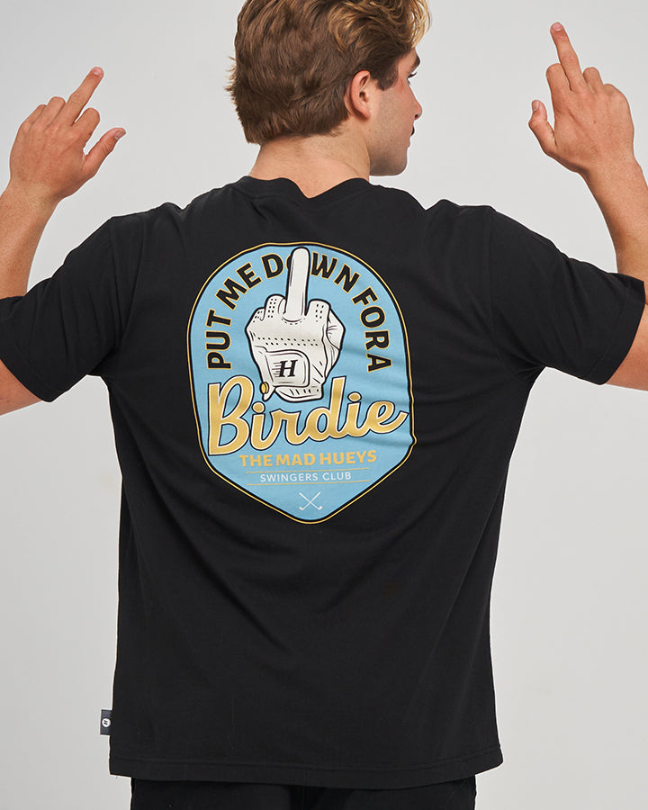 BIRDIE | SS TEE - BLACK