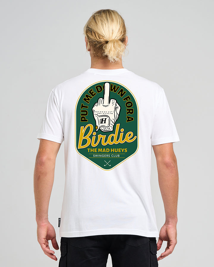 BIRDIE | SS TEE - WHITE