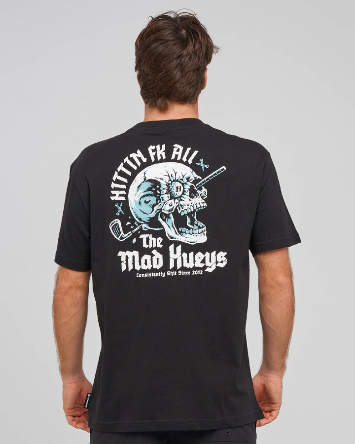 HITTIN FK ALL | SS TEE - BLACK