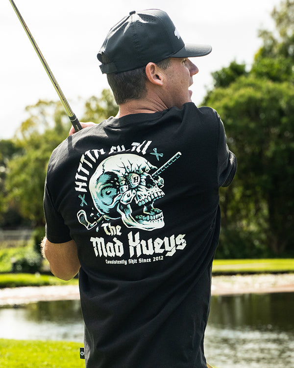 HITTIN FK ALL | SS TEE - BLACK