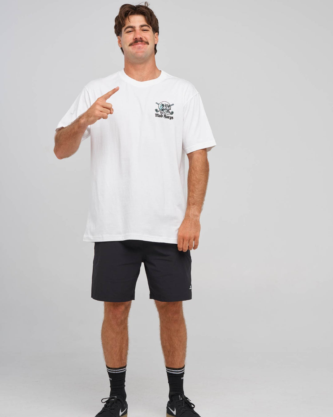 HITTIN FK ALL | SS TEE - WHITE