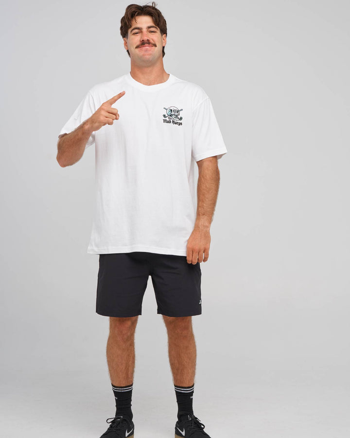 HITTIN FK ALL | SS TEE - WHITE