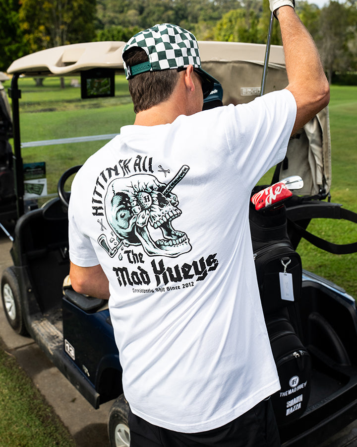HITTIN FK ALL | SS TEE - WHITE