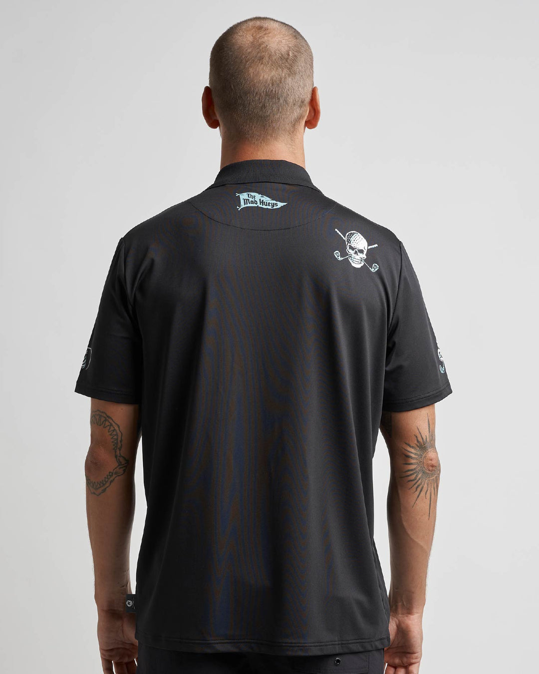 HITTIN FK ALL | SS GOLF POLO - BLACK