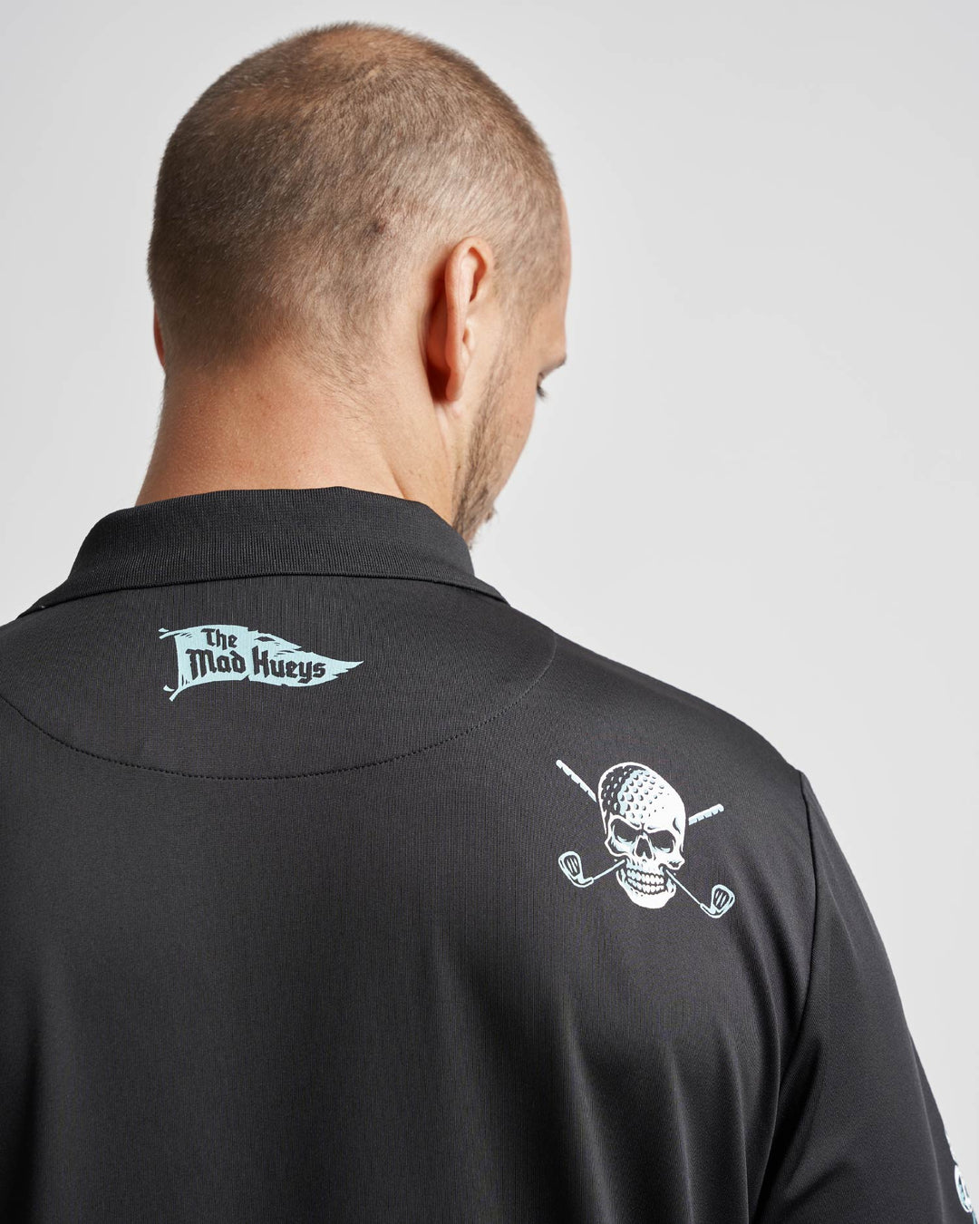 HITTIN FK ALL | SS GOLF POLO - BLACK