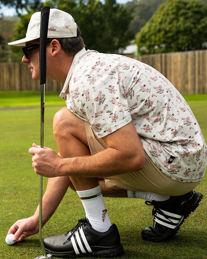 EAGLE BOYS | SS GOLF POLO - SMOKE