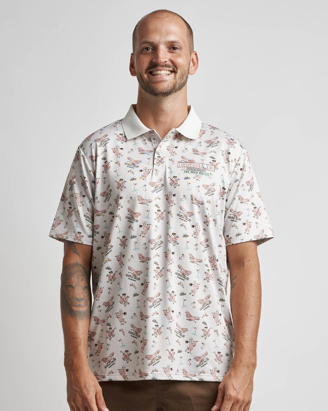 EAGLE BOYS | SS GOLF POLO - SMOKE