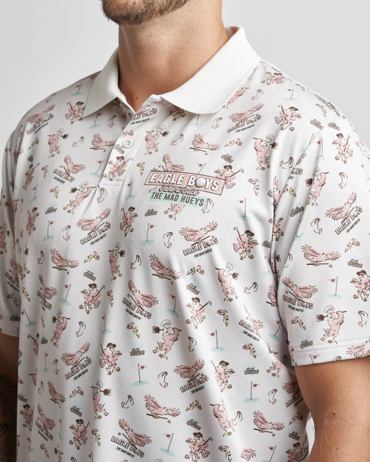 EAGLE BOYS | SS GOLF POLO - SMOKE