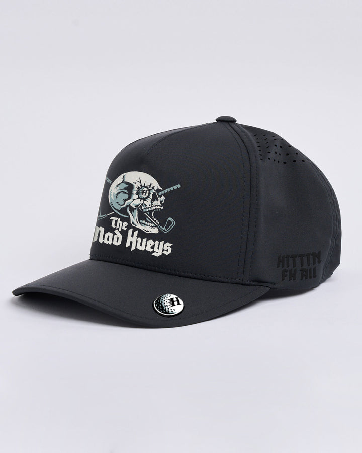 HITTIN FK ALL | FLEX FIT 110A GOLF CAP - BLACK