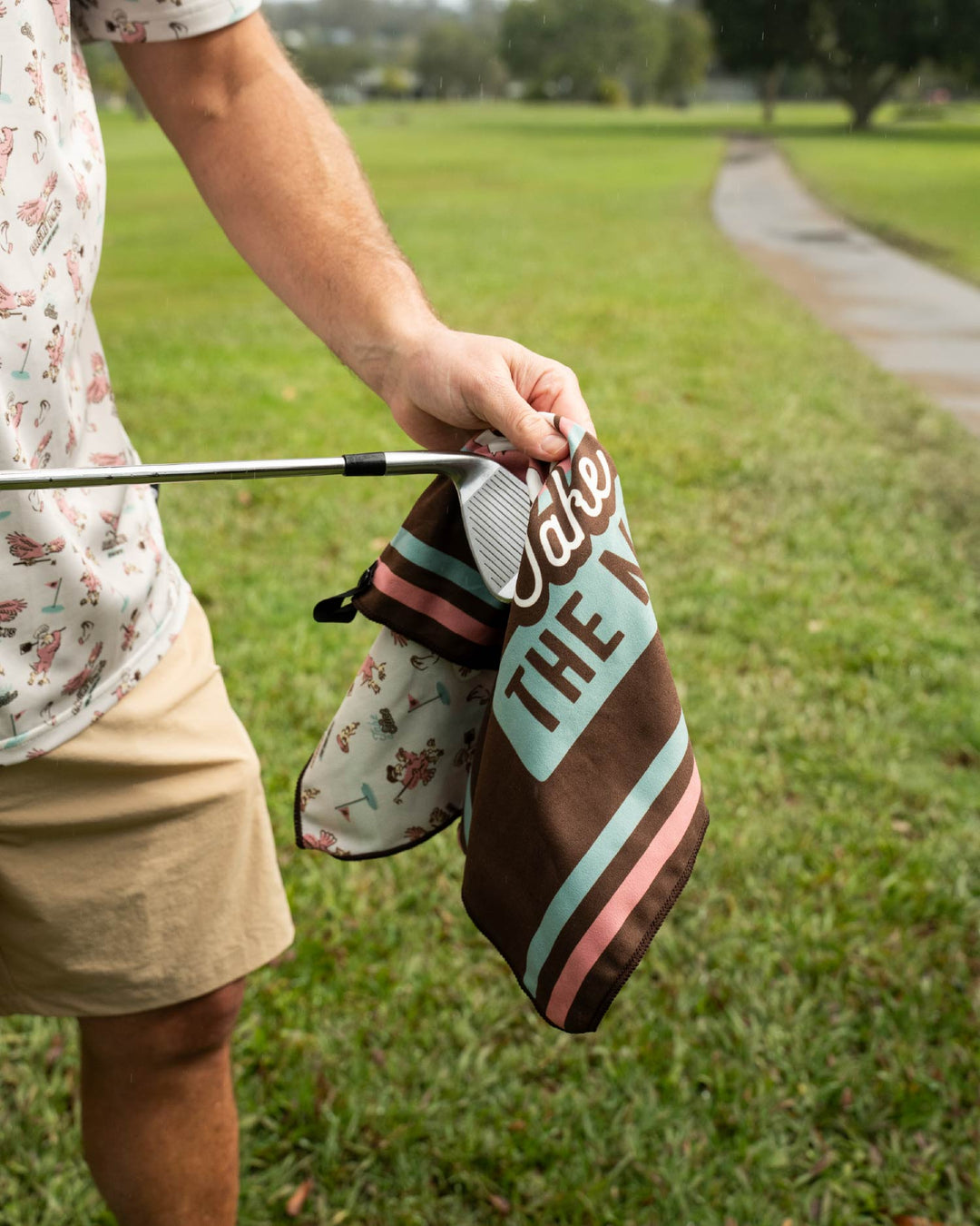 EAGLE BOYS | GOLF TOWEL - WALNUT