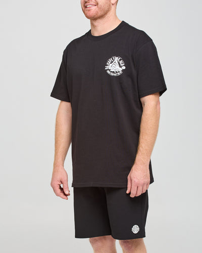 CROC OUT | SS TEE - BLACK