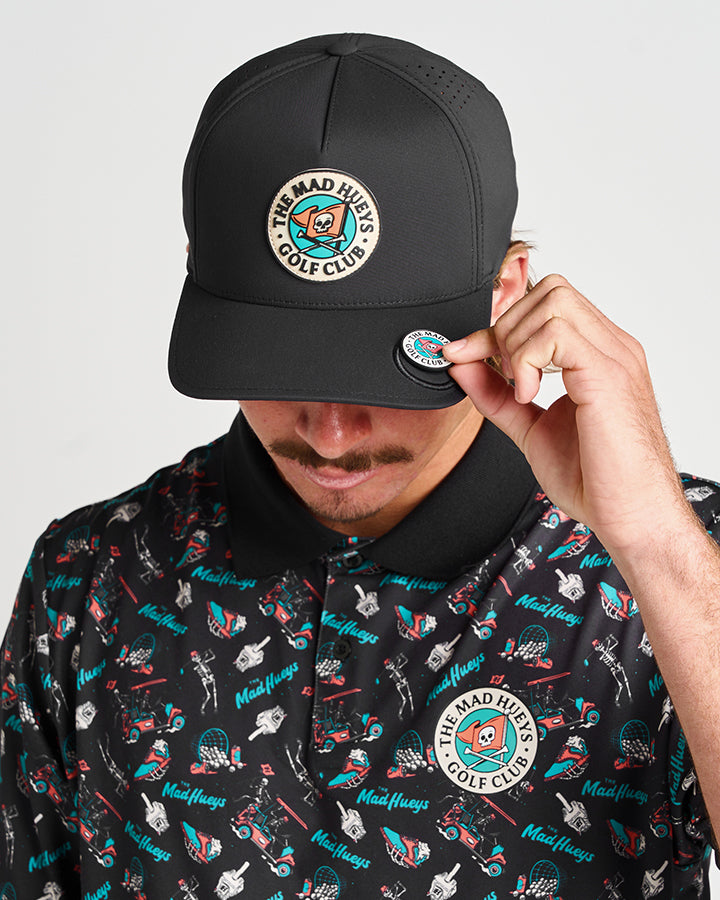 HUEYS GOLF PACK | GOLF POLO + CAP + TOWEL - TEAL