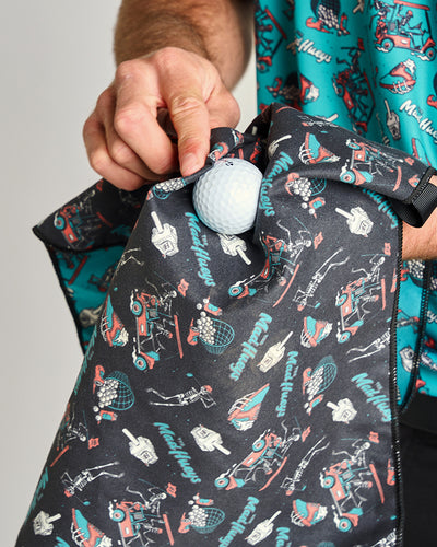 HUEYS GOLF PACK | GOLF POLO + CAP + TOWEL - TEAL