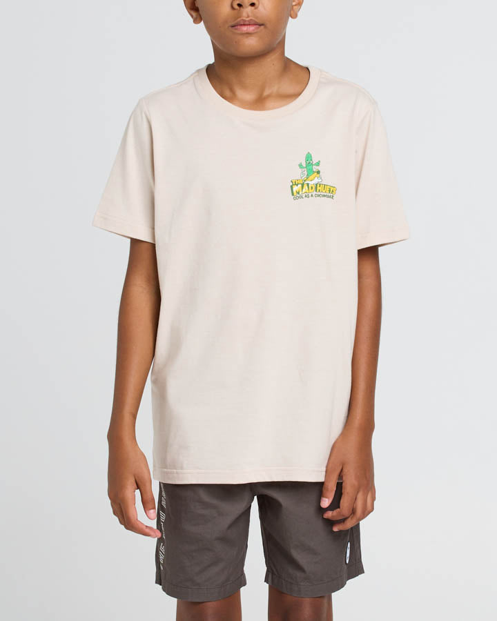 COOL AS A CUCUMBER | YOUTH SS TEE - CEMENT