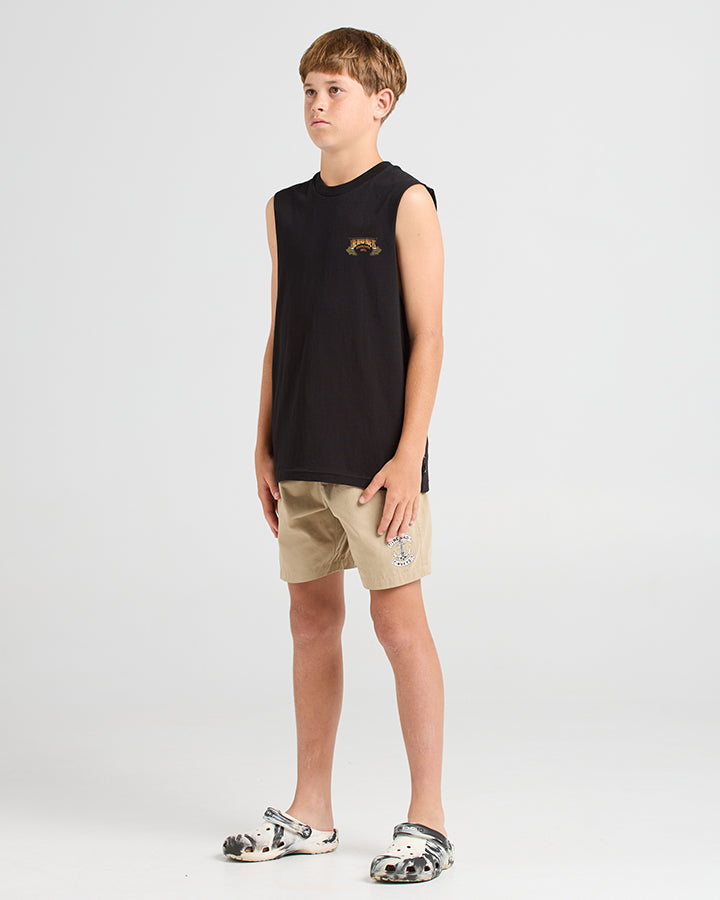 RAISING SWELL | YOUTH MUSCLE - VINTAGE BLACK