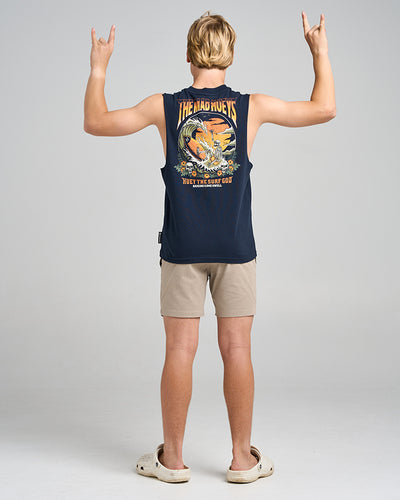 RAISING SWELL | YOUTH MUSCLE - NAVY