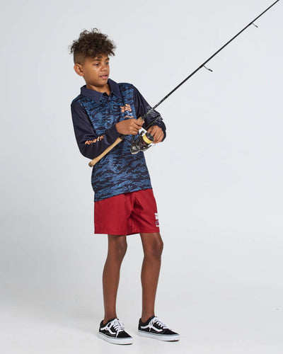 ROOKIE TEAM | YOUTH FISHING JERSEY - NAVY