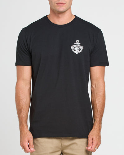 CHAINED ANCHOR | SS TEE - BLACK
