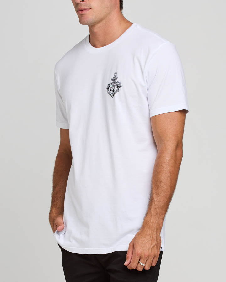 CHAINED ANCHOR | SS TEE - WHITE