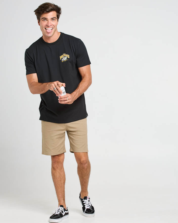 TINS AND TINNIES | SS TEE - BLACK