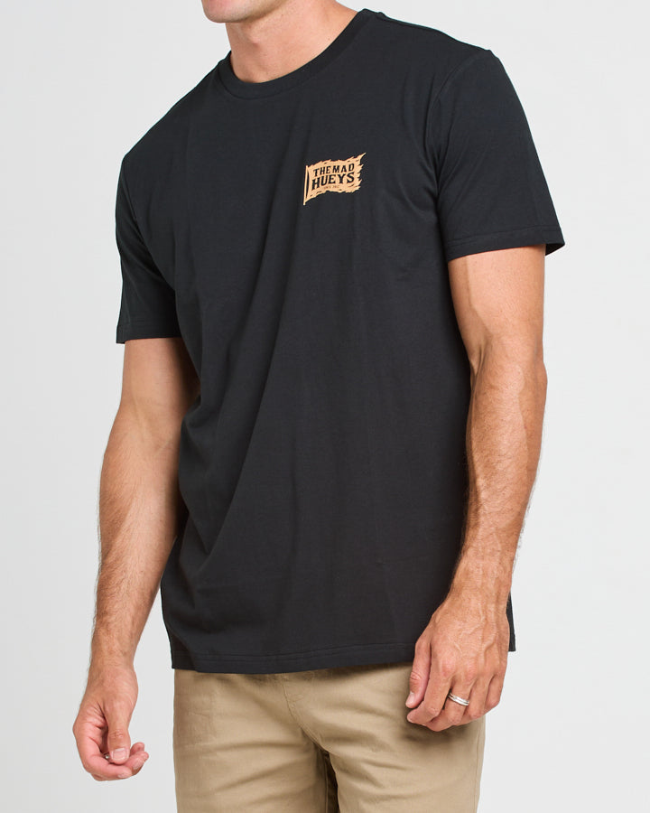 CAPTAIN COOKED | SS TEE - BLACK