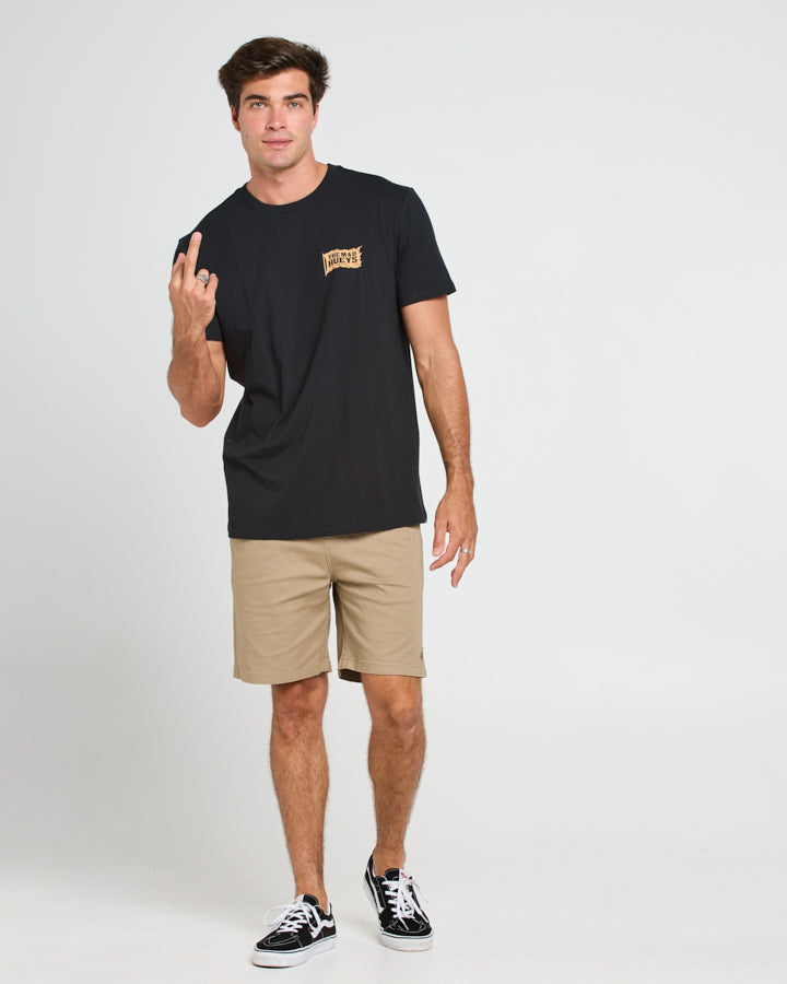 CAPTAIN COOKED | SS TEE - BLACK