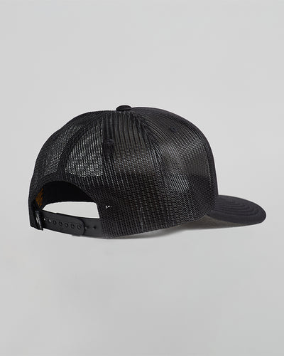 CHAINED ANCHOR | TWILL TRUCKER - BLACK