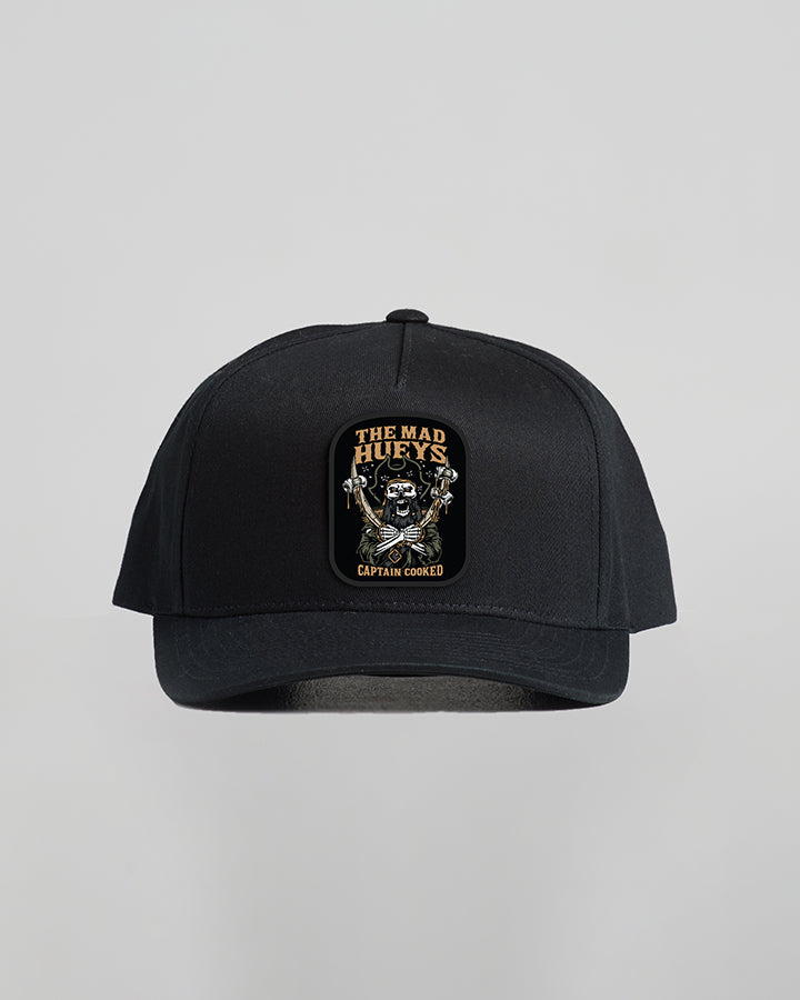 CAPTAIN COOKED | TWILL SNAPBACK - BLACK
