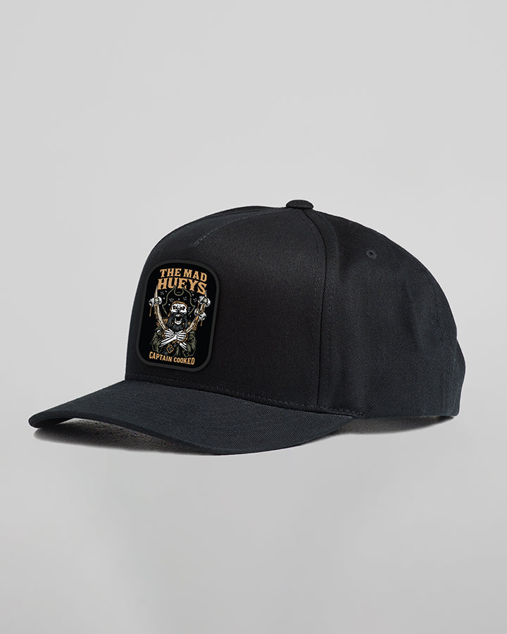 CAPTAIN COOKED | TWILL SNAPBACK - BLACK