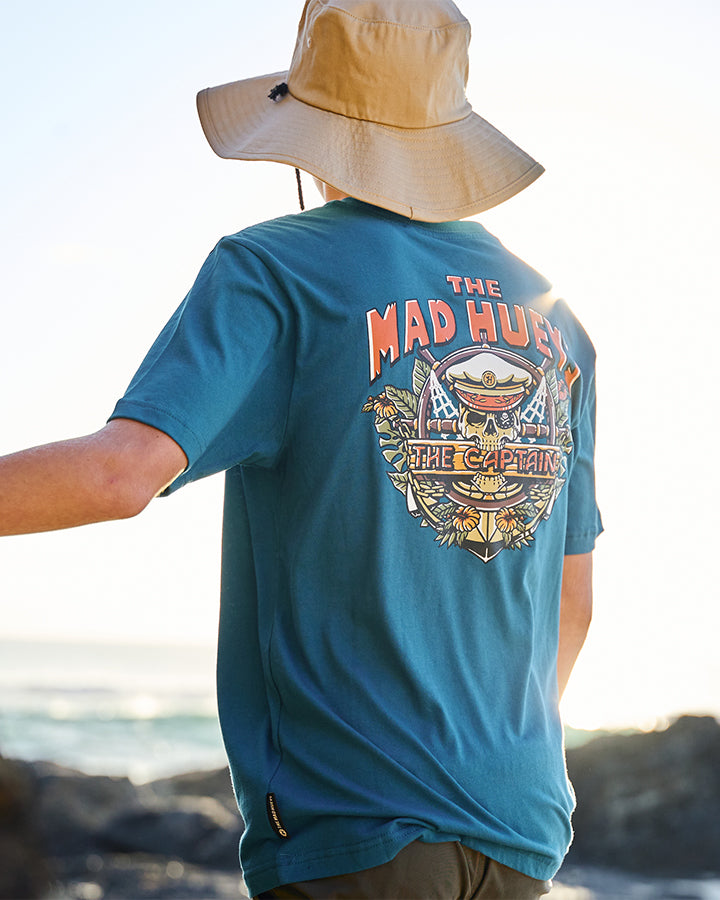 THE ISLAND CAPTAIN | YOUTH SS TEE - DARK COBALT